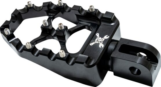 Burly Brand MX-Evolution Passenger Pegs Black For Harley M8 Softail - Image 3