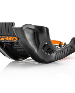 Skid Plate W/linkage Guard - Black & Orange