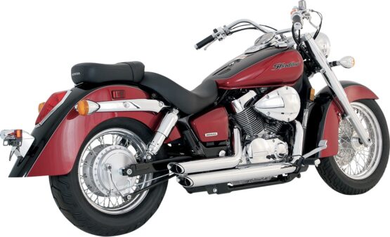 Vance & Hines Shortshots Staggered Chrome Exhaust Fits 04-09 Shadow Aero 750