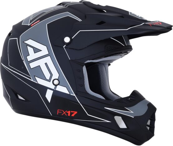 FX-17 Full Face Offroad Helmet Matte Black Large - Image 5