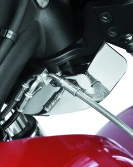 Lower Triple Tree Wind Deflector Chrome