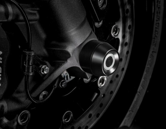 Gilles Tooling Front Axle Protector Black For Suzuki GSX-R/GSX1300R - Image 2