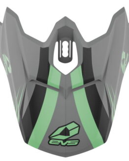EVS T3 Works Helmet Visor Matte Grey/Green/Black