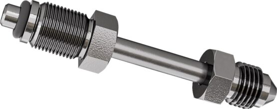 Goodridge 7/16in Clutch Adapter Fitting Silver For Harley 01-12 Big Twins