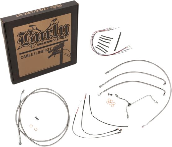 Extended Braided S.S. Control Cable Kit For 16" Gorila Bars - Image 2