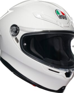 AGV K6 S Solid Full Face Helmet Gloss White XS