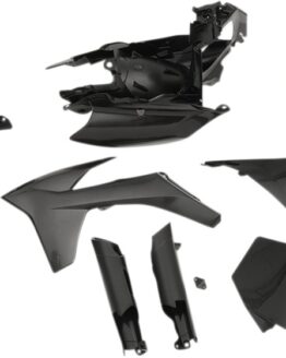 Acerbis Full Plastic Kit Black Fits KTM