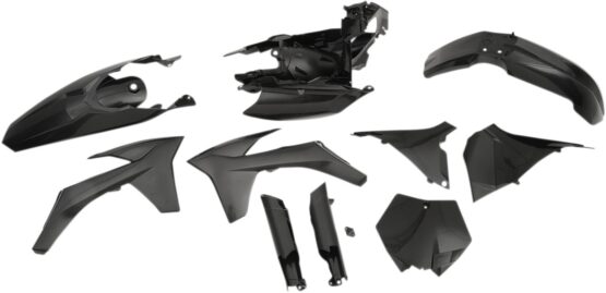 Acerbis Full Plastic Kit Black Fits KTM
