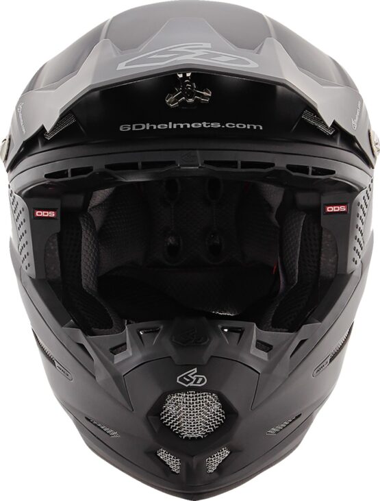 6D ATR-2 Solid MX Helmet Matte Black Small - Image 3