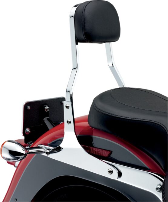 Short Square 14" Sissy Bar Chrome - Image 3