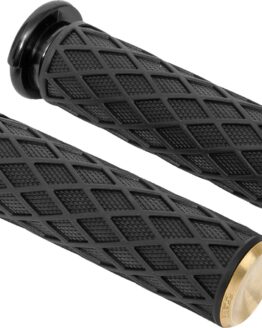 Arlen Ness Diamond Grips Cable Brass for Harley-Davidson 1in Handlebars