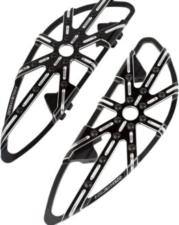 Arlen Ness 10-Gauge Black Driver Floorboards