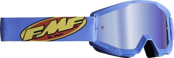 FMF Youth PowerCore Goggles - Core Cyan/Blue Lens - Image 2