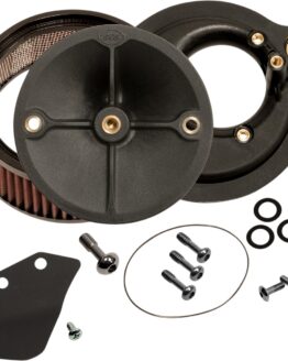 S&S Stealth Air Cleaner Kit Black for Stock Fuel Systems