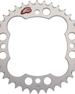 Rear Sprocket - Grooved Silver 520-38 Teeth