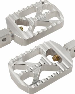 Joker Machine Bear Claw Silver Footpegs for Indian