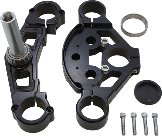 Arlen Ness Method Triple Tree Kit Black For Harley Road Glide Models - Image 3
