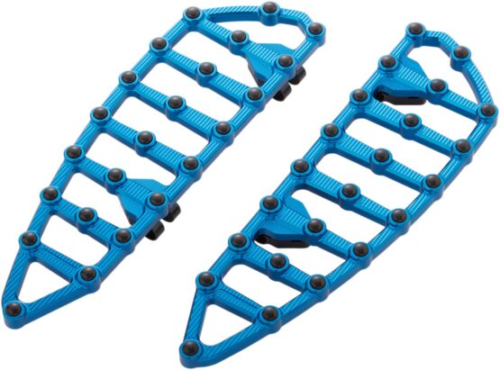 Arlen Ness MX Driver Floorboards Blue - Rider Model