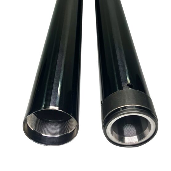 Pro-One Black Fork Tubes 49mm 24.87in DLC For Harley Touring Models