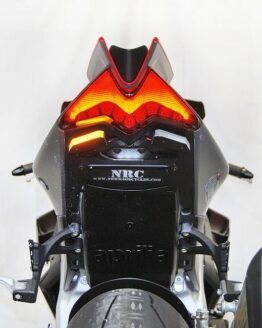 New Rage Cycles Fender Eliminator Kit Black Fits 21-24 Aprilia Tuono