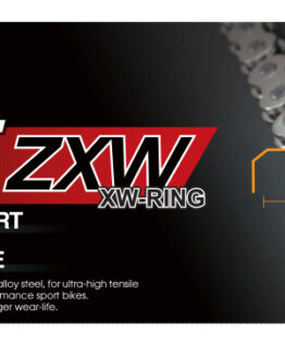 RK Chain 525ZXW-120 Chrome Drive Chain 525x120 for up to 1300cc Bikes