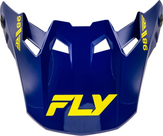 FLY Racing Formula CC Visor Navy/Yellow YL/SM