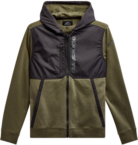 Aligned Hoodie Military/Black Small by Alpinestars