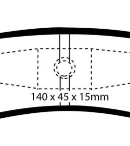 EBC Yellowstuff Rear Brake Pads DP41201R Fits 95-01 Ford Explorer 4.0 2WD