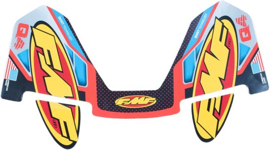 FMF Hex Q4 Wrap Logo Aluminum Decal Replacement