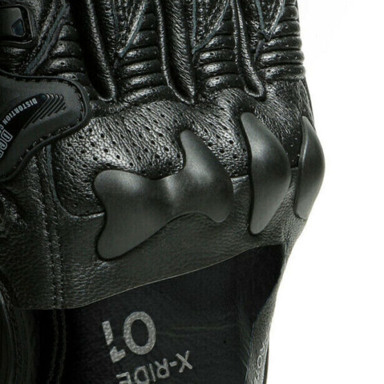 Dainese X-Ride Black Leather Gloves Large - 201815943-631-L - Image 2