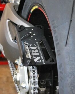 Side Mount License Plate Bracket, 2 Positions Fits 19-24 Ducati Hypermotard 950