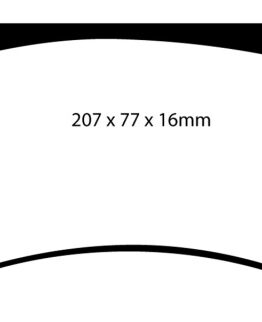 EBC Greenstuff Front Brake Pads DP61739 Fits 05-06 Dodge Ram SRT-10 8.3