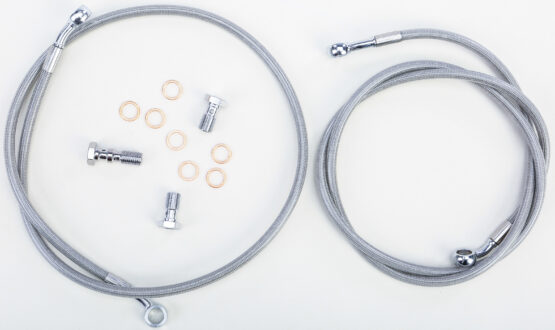 Front Stainless Steel Brake Line Kit