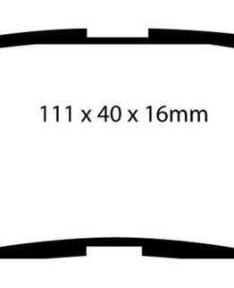 EBC Redstuff Ceramic Rear Brake Pads Fits 12+ Scion FR-S 2