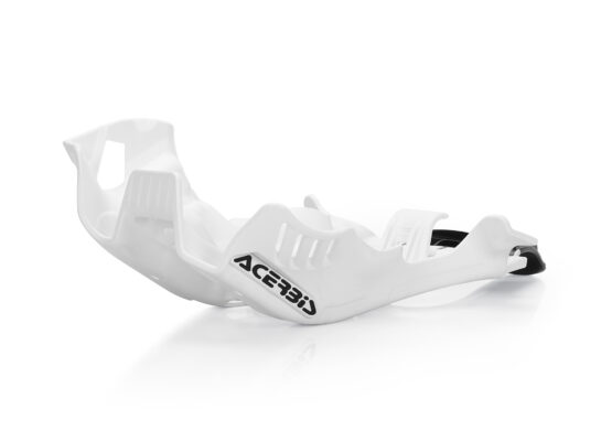 Acerbis Skid Plate White/Black with Linkage Guard For KTM, Husqvarna, GasGas