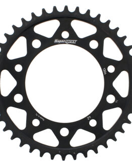 Supersprox Steel Rear Sprocket 42T Black 525 Fits 96-16 Yamaha Honda