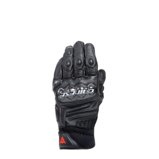 Dainese Carbon 4 Short Leather Gloves Black/Red - Small - Image 2