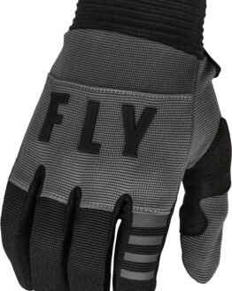 Youth F-16 MX/ATV Gloves, Black & Dark Gray - Kids XX-Small