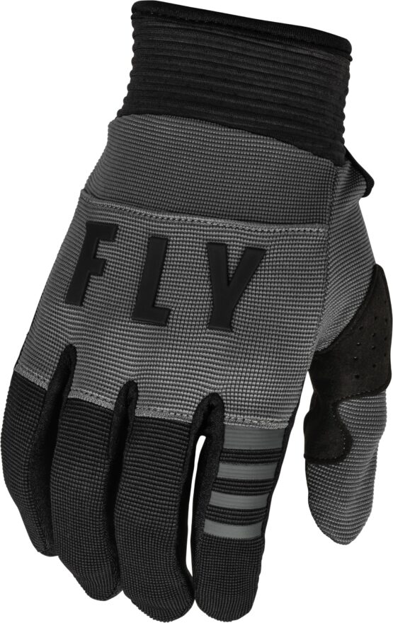 Youth F-16 MX/ATV Gloves, Black & Dark Gray - Kids XX-Small