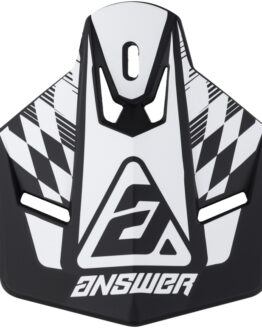 Answer AR1 Sweep Visor Black/White Youth
