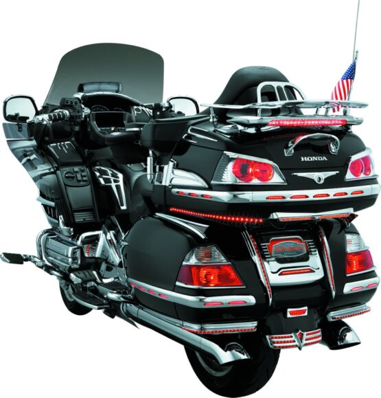Kuryakyn Trunk Keyhole Trim Chrome For 01-17 Honda GL1800 - Image 2