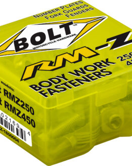 Full Plastic Fastener Kit Bolt Silver Fits 2018+ Suzuki RMZ450, 2019+ RMZ250
