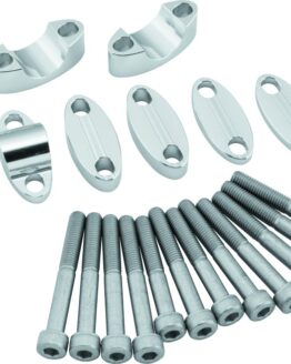 BikeMaster Aluminum Handlebar Riser 1in Silver