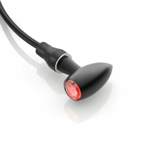 Rizoma Club S LED Turn Signal Brake Tail Light Black - Image 2