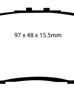 EBC Yellowstuff Rear Brake Pads Semi-Metallic DP41793R Fits 12-17 Camry 2.5L