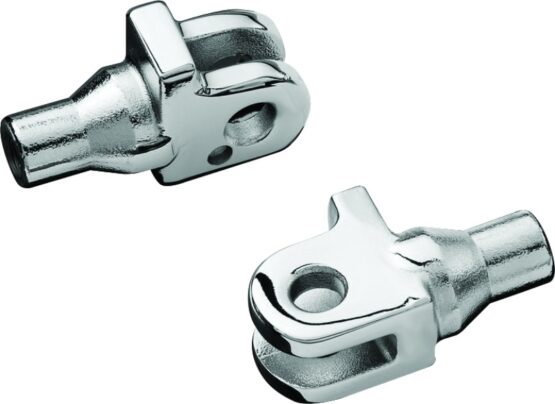 Kuryakyn Tapered Peg Adaptor Rear Chrome Fits Triumph - Image 2