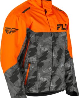 Fly Racing SNX Pro Snow Jacket Orange/Black - Men's XL