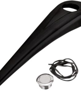 Bagger Nation Steel Dash Kit 6-Gallon Tank Gloss Black