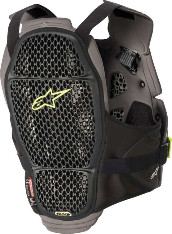Alpinestars A-4 Max Chest Protector Black/Anth/Fluo Yellow XS/Small - Image 2