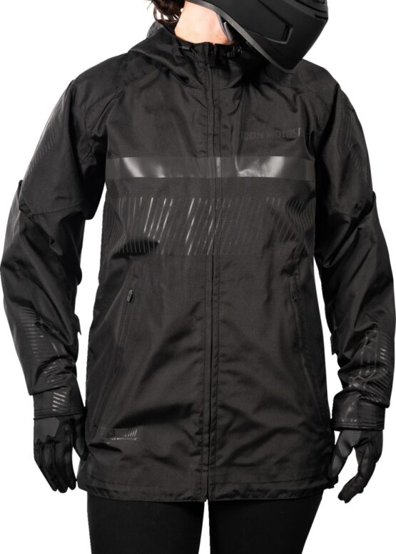 ICON Women's PDX3 Jacket Black XS - Image 2